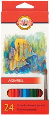 Pastelky 3718/24 akvarelové ryby