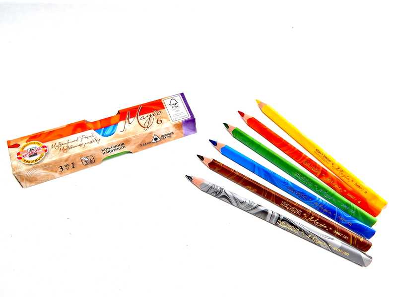 Pastelky TR 3408/ 6ks MAGIC