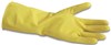 Rukavice gumové úklidové   S žluté