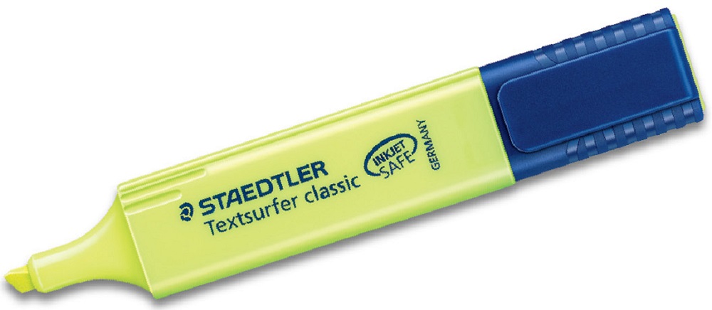 ST 364- 1 zvýrazňovač žlutý TOP STAR