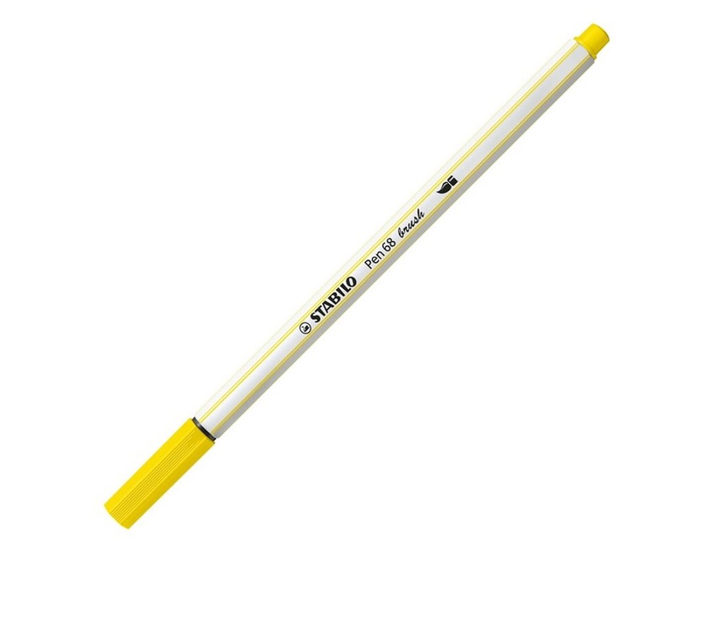 STABILO Pen 68 brush lemon yellow 568/24