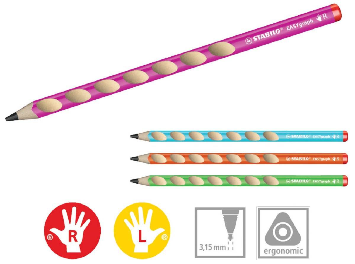 STABILO grafitová Easy graph L 321/HB tuha šíře 3,15mm