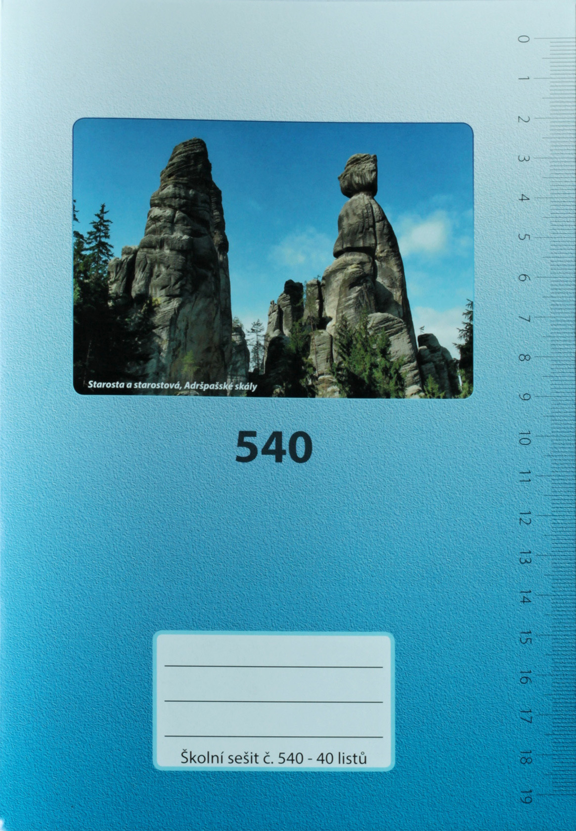 Sešit 540 bezdřevý A5 40 listů čistý