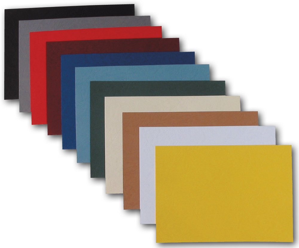 Vazba - Delta desky A4 červené imitace kůže 250g