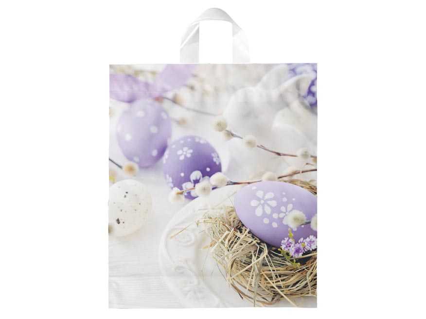 Velikonoční taška igelitová vzor 14 39x46x8cm