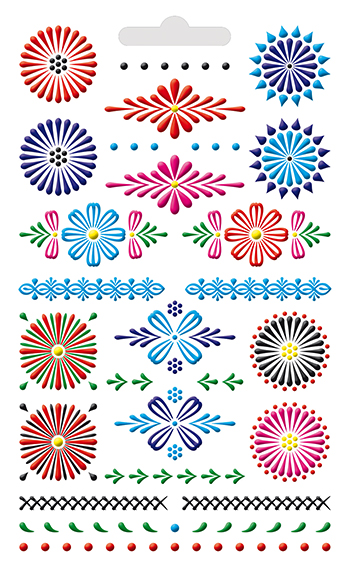 Velikonoční vodové obtisky na vajíčka - kraslice 564