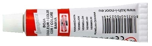 barva temperová 16ml 162603/1300 rum.červená