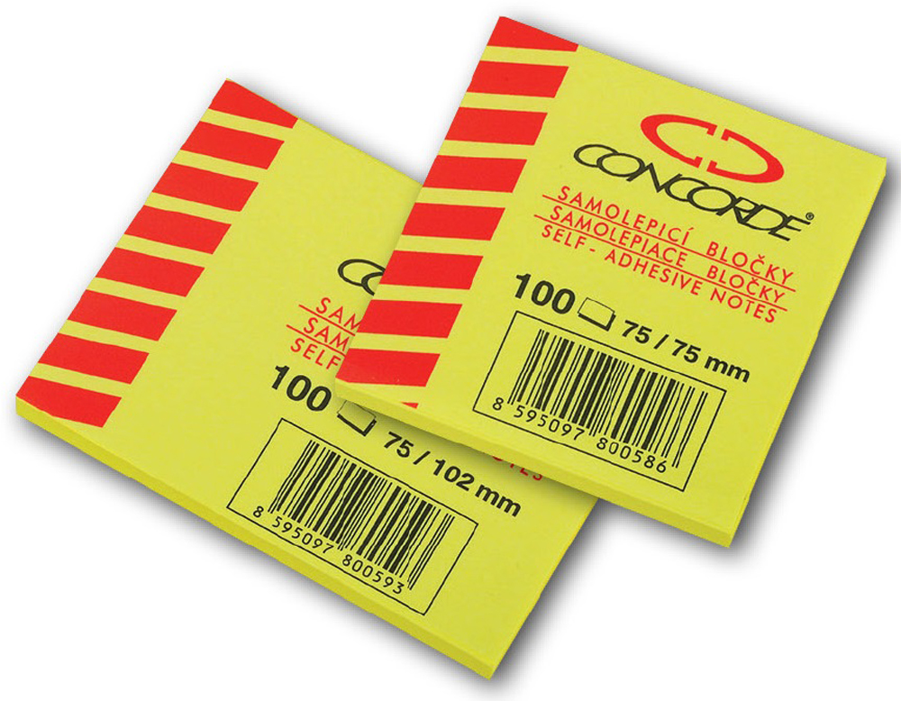 bloček samolepící  50x 75mm CONCORDE