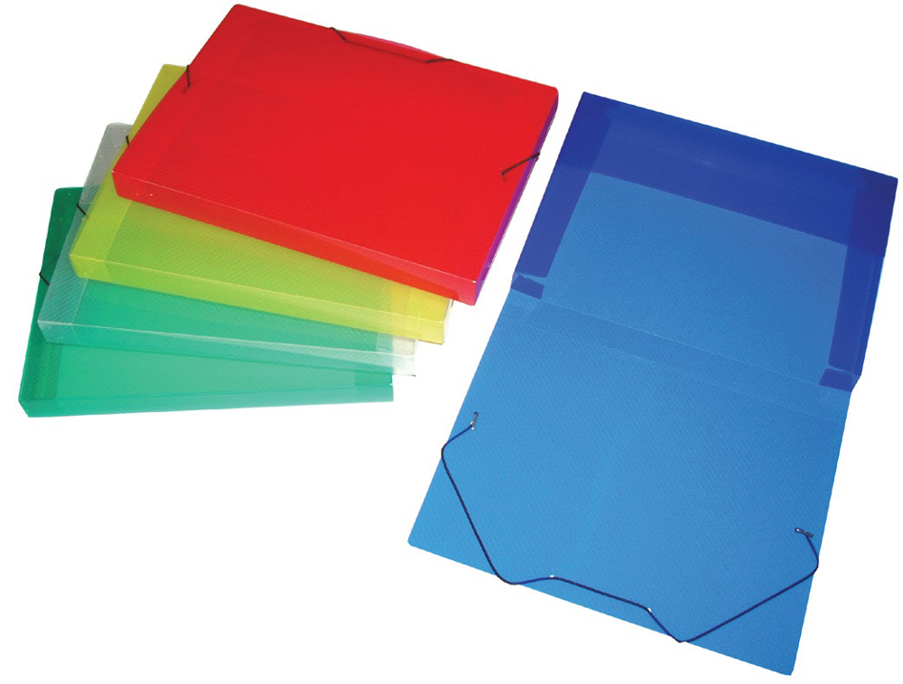 box na spisy s gumičkou PP /5332/ průhledné