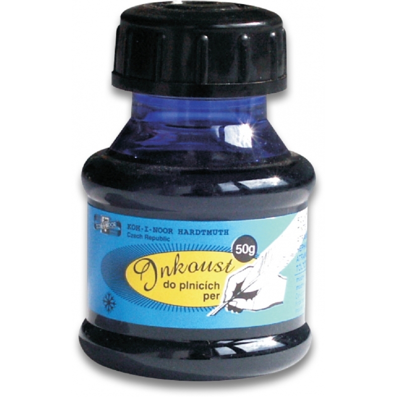 inkoust modrý 50g
