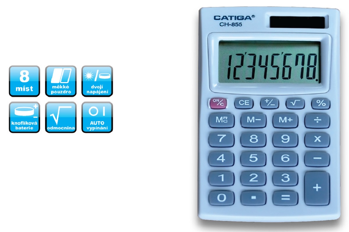 kalkulátor Catiga 855 osobní