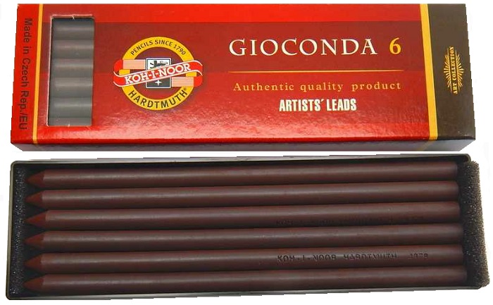 křída kreslící 4378 sepie tm.hnědá/6ks pr.5,6mm