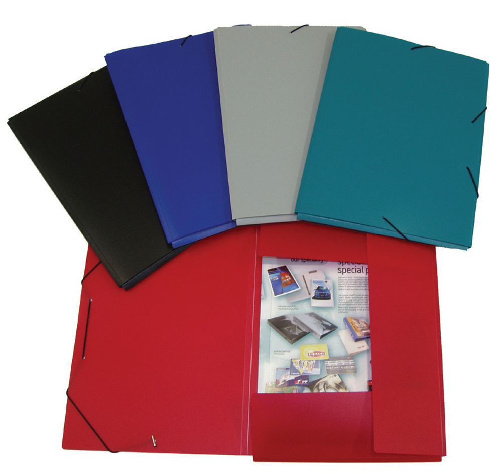 mapa 253 s gumičkou neprůhledná PP (5300)