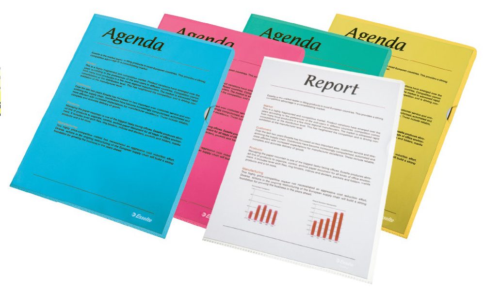 obal A4 L PP červený 60833 ESSELTE