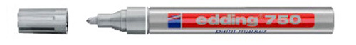 popisovač EDDING 750 stříbrný