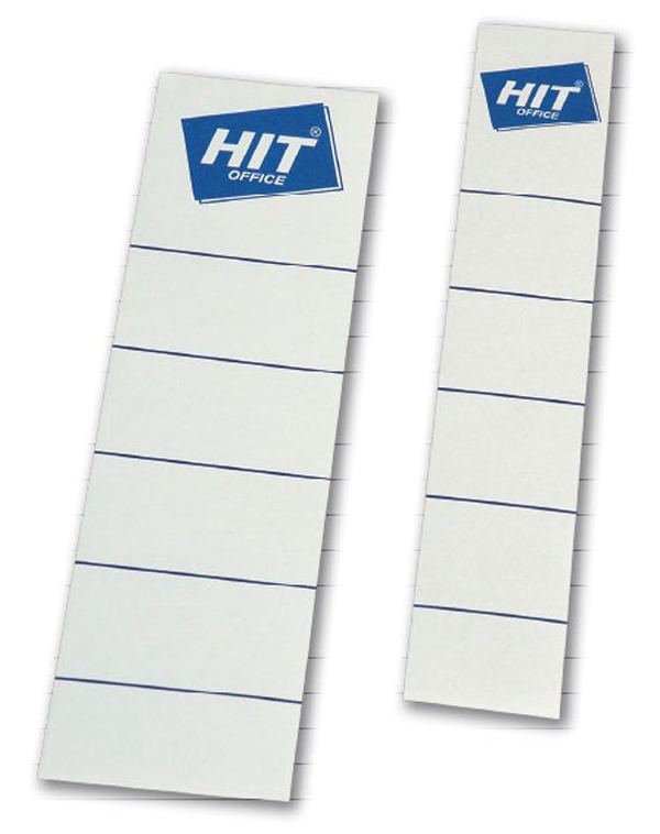 štítek hřbetní úzký zasunovací 30x190 mm